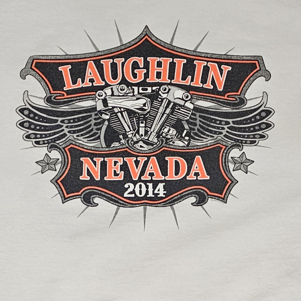 Hot Leathers Laughlin Nevada 2014 T-shirt Men's Large - Picture 5 of 6